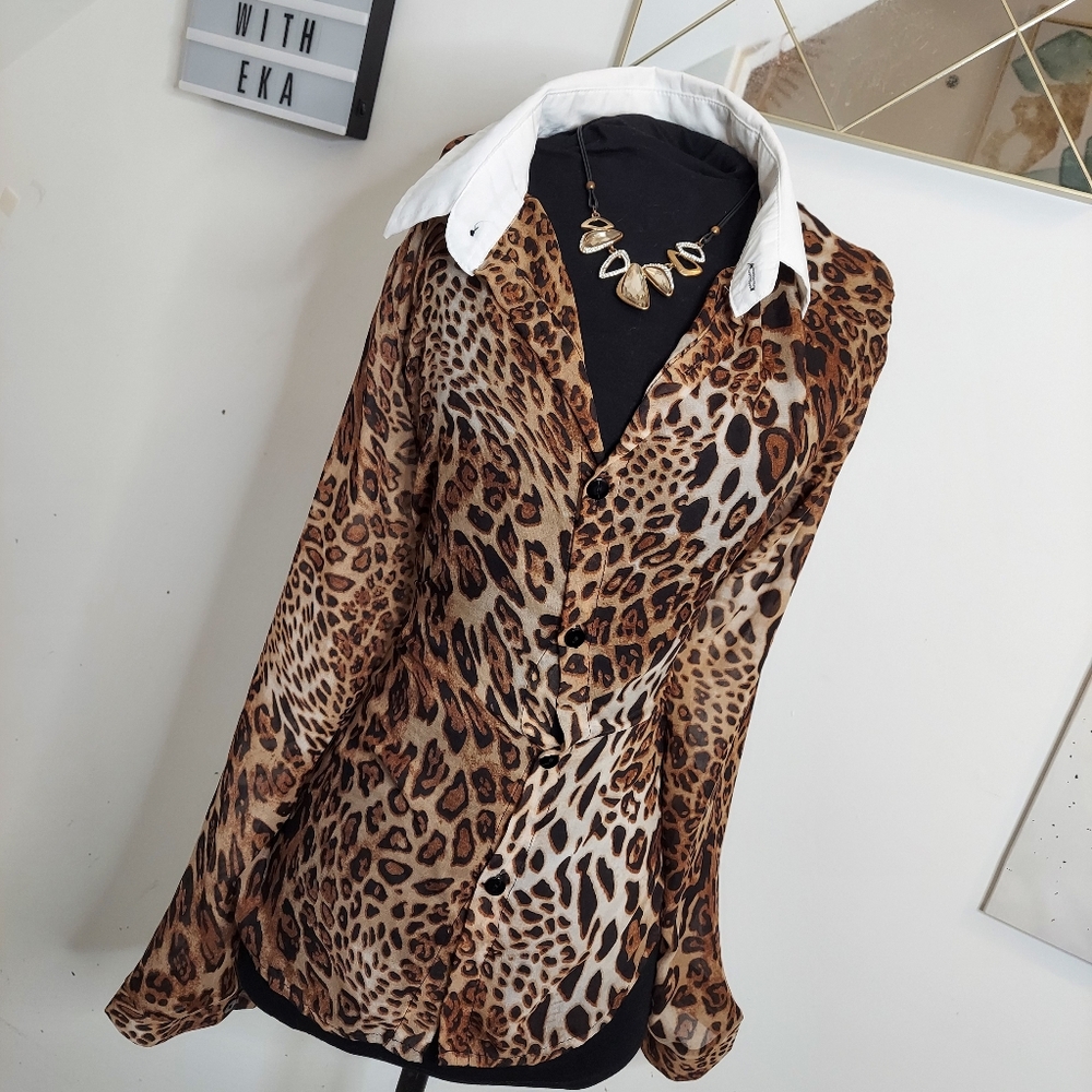 Leopard print blouse - Picture 9 of 12